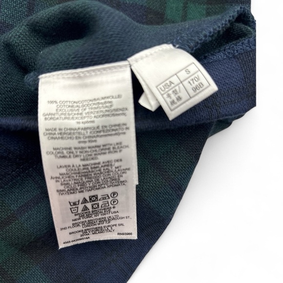 Brooks Brothers Blue and Green Plaid Polo - Picture 5 of 7
